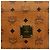 Borsa tote MCM Logogram Vicetos in PVC marrone e oro Auth ki6533 D'oro - vista 12