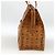 Borsa tote MCM Logogram Vicetos in PVC marrone e oro Auth ki6533 D'oro - vista 4