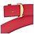 Cintura Reversibile LV Monogram Louis Vuitton Rosso - vista 4
