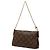 Borsa a tracolla Pallas Monogram di Louis Vuitton Marrone Nero - vista 2
