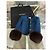 Giacca in tweed blu Saint Laurent - vista 2