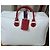Valigia Jack Russell Malletier Bianca in Pelle e PVC Bianco - vista 2