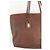 Fendi Borsa tote in pelle marrone - vista 2