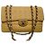 2.55 Borsa Chanel Travel Line con patta gialla in tessuto Giallo