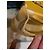 2.55 Borsa Chanel Travel Line con patta gialla in tessuto Giallo - vista 15