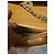 2.55 Borsa Chanel Travel Line con patta gialla in tessuto Giallo - vista 9
