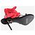 Dolce & Gabbana Schwarze Satin-High Heels mit Blütendetails - Größe EU 38 - Ansicht 6