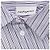 Autre Marque Camicia a righe blu e marrone in cotone - vista 5