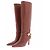 Zimmermann Botas "Harlow 65" camel de cuero Camello