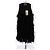 Sonia Rykiel Schwarzes Baumwollkleid mit Federn - Ansicht 2