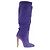 Gianmarco Lorenzi Botas altas moradas de ante Púrpura - vista 2