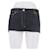 Chanel Short in denim grezzo Blu Cotone