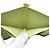 Billetera bifold para mujer Bottega Veneta Verde Amarillo - vista 6