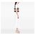 Beige Burberry Haus-Check Canvas Tote - Ansicht 6