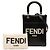 Fendi Mini Tote Sunshine Shopper de Cuero Negro - vista 11