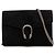 Portafoglio Gucci Dionysus in catena in suede nero