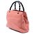 Bamboo Borsa shopper piccola in pelle di vitello rosa Gucci con bambù - vista 2