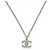 NUOVO COLLANA CHANEL LOGO CC STRASS PERLE MULTICOLORI 59,5CM ORO D'oro - vista 3