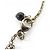 NUOVO COLLANA CHANEL LOGO CC STRASS PERLE MULTICOLORI 59,5CM ORO D'oro - vista 6