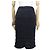 NUEVA FALDA RECTO CHANEL P41336K03073 M 38 ALGODÓN AZUL MARINO - vista 3