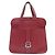 Hermès NUOVA BORSA A MANO HERMES HALZAN 31 PELLE CLEMENCE ROSSA BORSA A SPALLA Rosso - vista 11