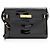 Saint Laurent Handtasche Manhattan Medium aus Lackleder Schwarz