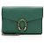Portafoglio a catena Dionysus in pelle e cristalli Gucci Verde