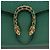 Portafoglio a catena Dionysus in pelle e cristalli Gucci Verde - vista 10
