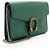 Portafoglio a catena Dionysus in pelle e cristalli Gucci Verde - vista 2