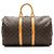 Duffle Keepall 45 in tela monogramma vintage Louis Vuitton Marrone