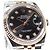 ROLEX Datejust36 quadrante nero 10P diamante bracciale Jubilee '21 Uomo Argento - vista 2