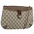Gucci Bolso GG Supreme Web Sherry Line PVC Beige Rojo 904 02 026 Auth ep13622 Roja