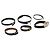 CINTURA IN PELLE GUCCI LANVIN COLLECTION PRADA 6 SET NERO MARRONE SCURO Auth ti3572