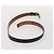 CINTURA IN PELLE GUCCI LANVIN COLLECTION PRADA 6 SET NERO MARRONE SCURO Auth ti3572 - vista 8
