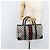 Gucci Borsa Boston GG Supreme Sherry Line in PVC Navy Gold Auth LNZ318 D'oro Blu navy - vista 19