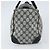 Gucci Borsa Boston GG Supreme Sherry Line in PVC Navy Gold Auth LNZ318 D'oro Blu navy - vista 4
