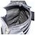 Borsa a spalla PRADA in nylon nero argento autentica ep13614 - vista 20
