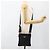 Borsa a spalla PRADA in nylon nero argento autentica ep13614 - vista 23