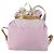 Mochila PRADA de nylon rosa prata Auth LNZ309 - vista 2