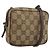 Borsa a Spalla GG Canvas Gucci Beige Argento 120975 Auth 172462