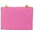 CHANEL Borsa a Spalla Matelassé Catena Camelia Tela Rosa Oro CC Auth 172461V D'oro - vista 2