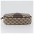 Borsa Sherry Line GG Supreme Web di GUCCI in PVC beige e oro 156 01 034 Auth 172389 D'oro - vista 5