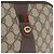 Borsa Sherry Line GG Supreme Web di GUCCI in PVC beige e oro 156 01 034 Auth 172389 D'oro - vista 9