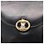 Céline Borsa a Spalla in Pelle Nera e Oro Auth ka2969 Nero D'oro - vista 17