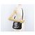 Céline Borsa a Spalla in Pelle Nera e Oro Auth ka2969 Nero D'oro - vista 23