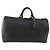 LOUIS VUITTON Epi Keepall 50 Borsa Boston Nera M42962 LV Auth 169987 Nero