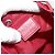 PRADA Bolsa de cordón de nailon roja Auth hk3533 - vista 10