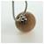 Hermès HERMES Serie Woodball Necklace metal Beige Auth 168329M  - view 13