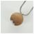 Hermès HERMES Serie Woodball Necklace metal Beige Auth 168329M  - view 3