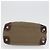 PRADA Borsa a mano in nylon khaki argento autentica 173838 Cachi - vista 5